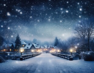 Winter-Themed Social Media Post Template Featuring Subtle Snow Glow Overlay for Seasonal Promotions and Festive Campaigns