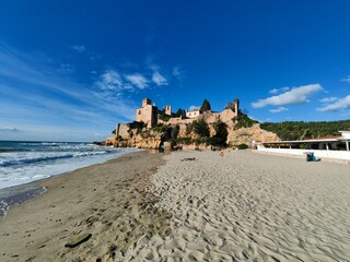 sand castle on the beach, Tamarit