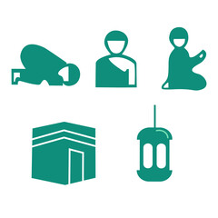 Ramadan Icons Set