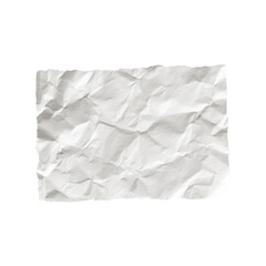 Crumpled Paper Texture. Creative For Design Projects And Art Concepts. Isolated On Transparent Background