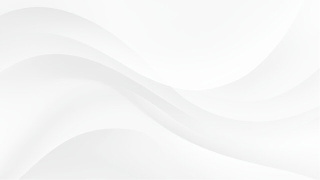 Abstract white wavy lines background texture design element
