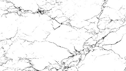 cracked white marble stone texture with black veins