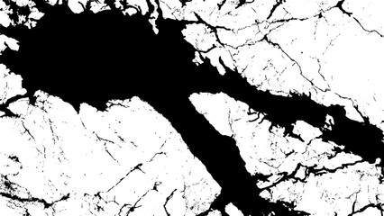Naklejka premium Cracked marble texture with black and white pattern