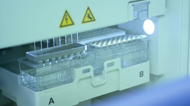 Laboratory. Spectrometer apparatus for material research. Laboratory apparatus for research. Human science. Material for laboratory research. Medicine