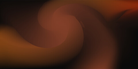 abstract mesh gradation orange color background template with fluid style vector graphic