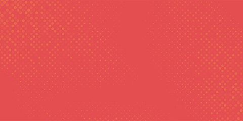 Elegant Dots halftone orange color pattern gradient texture with technology digital background. Modern Dots pop art comics with summer background eps 10