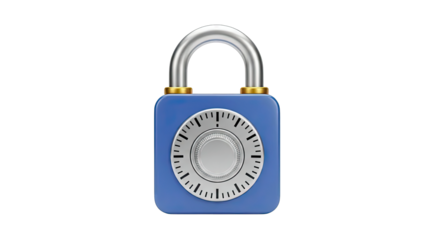 Blue Combination Lock