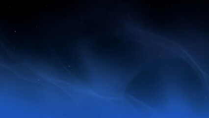 A dark blue and black abstract pixelated image with mysterious light effects