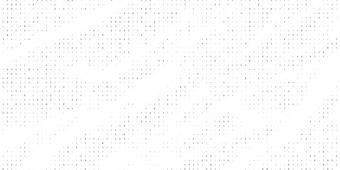 Binary code black and white background with two binary digits, 0 and 1 isolated on a white background. Halftone vector illustration.