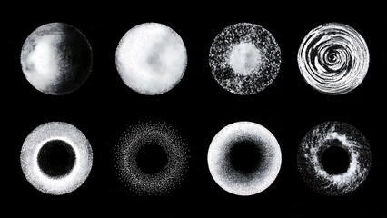 Abstract circular patterns