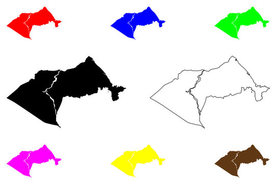 Naujan city (Mimaropa Region, Republic of the Philippines, ROP) map vector illustration, scribble sketch Naujan map