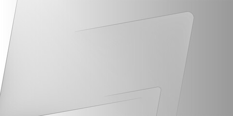 3D white geometric abstract background overlap layer on bright space with rounded triangles effect decoration. Graphic design element modern style concept for banner, flyer, card, cover, or brochure