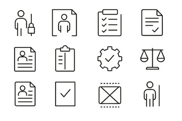 Icon vector icons minimalist limit awareness clear scope work control workload balance