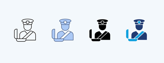 Customs Multiple Icon Illustration Vector