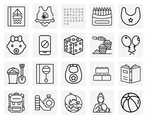 Fototapeta premium Preschool And Daycare Life – Backpack, Lunchtime, Story Books, And Toys For Educational And Children'S Branding