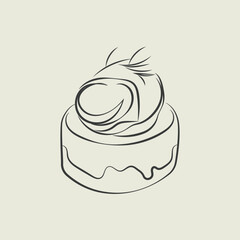 Finger food vector drawings. Food appetizer and snack sketch. Canapes. Suitable for banner, poster, label, menu, flyer. Food