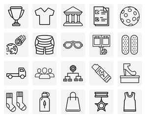 Active Pickleball Lifestyle – Court, Gear, And Community Association Elements For Sports And Health-Focused Graphic Projects