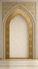 Obraz premium golden frame on wall