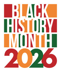 Black History Month. African American History. Celebrated annual. February and October. Poster, card, banner, background. Vector illustration
