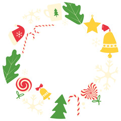 Christmas Holiday Wreath Frame