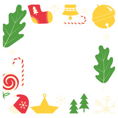 Festive Christmas Border Frame