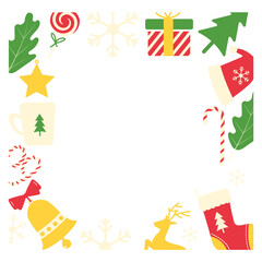 Christmas Holiday Border Frame