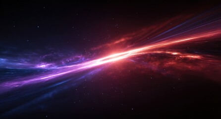 Fototapeta premium Abstract cosmic explosion in deep space