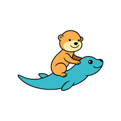 polar bear on the ice