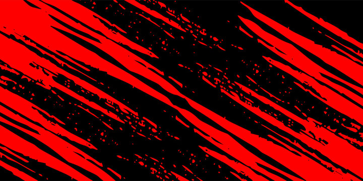 Abstract horizontal light red and blue stripe lines background. You can use for ad, poster, template, business presentation. Vector illustration