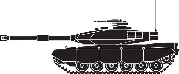 Military Tank Silhouette © Masud