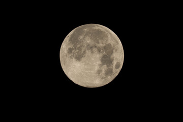 Wolf Moon of January. First Supermoon of the New Year 2026.
