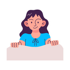 People Peeping Illustration