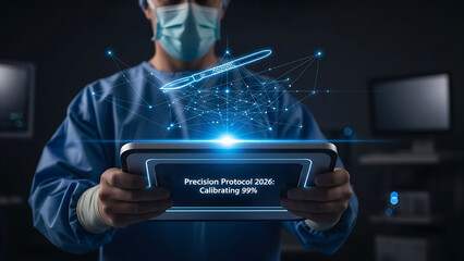 Precision Surgery Protocol 2026 Advanced Medical Technology Concept