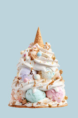 Beautiful cake on a neutral transparent background. For designers, marketers. Popular illustration, object, symbol, texture, pattern holiday.