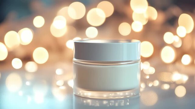 Blank white cosmetic jar, Simple white cosmetic jar, blank and versatile, suitable for a range of cosmetic applications