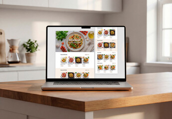 Home Laptop Display Mockup