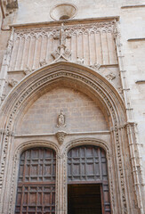 Fototapeta premium The Cathedral of Santa Maria of Palma, more commonly referred to as La Seu, is a Gothic Roman Catholic cathedral located in Palma, Mallorca, Spain, Europe