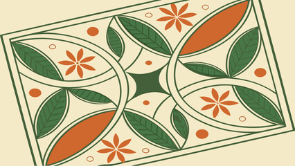 seamless floral pattern with flowers