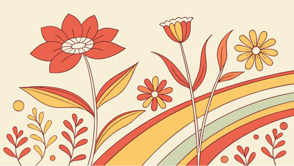 floral background with flowers