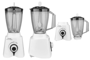 Fruit blender isolated on white background