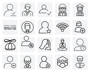 Human Avatars Representing Different Lifestyles &ndash; From A Pretty Girl And Nerd Man To A Rockstar Girl For Persona Development