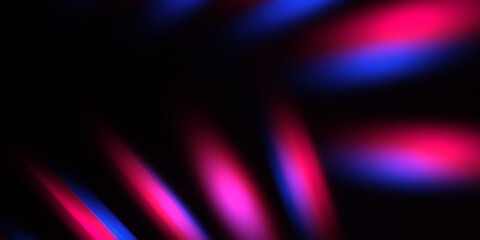 Obraz premium An abstract background with soft, blurred light streaks in blue and red on a dark background. A beautiful and atmospheric composition with a mysterious feel.