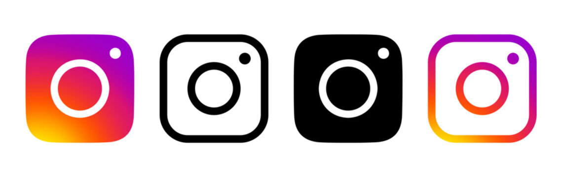 Instagram camera logo icon svg & transparent png
