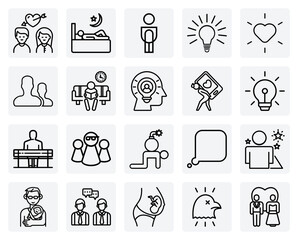 Casual Human Poses And Interactions &ndash; People Relaxing, Thinking, Kneeling, And Modeling For Web And Application Interfaces.