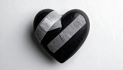 Abstract Mended Heart Art Collection: Vibrant Emotional Healing, Resilience, and Mental Health Concepts