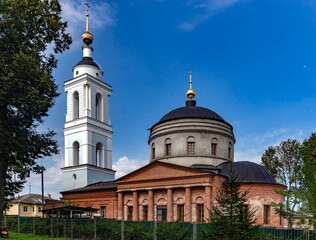 Assumption of Our Lady cathedral, built in 1824.. City Kozelsk, Russia