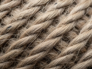 Fototapeta premium Natural fiber twine texture close up