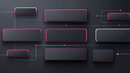 Modern graphic interface with sleek digital panels and lines for user interaction.