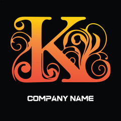 abstract floral design