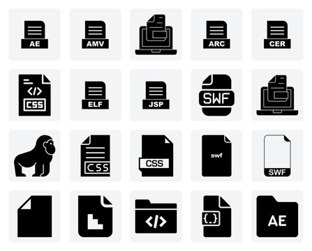 Web Development And Creative Software File Types For Animation, Design, And Programming-Focused Visuals